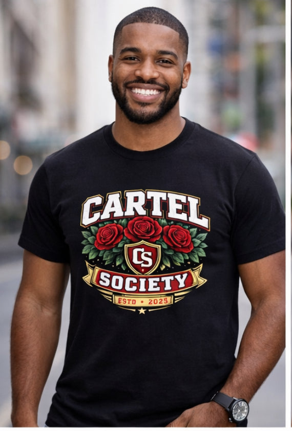 Pre Order (6 weeks it will drop)Cartel Society Brand T-shirt