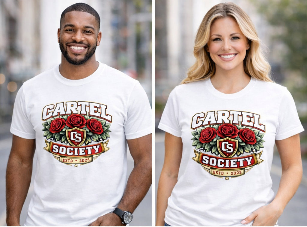 Pre Order (6 weeks it will drop)Cartel Society Brand T-shirt