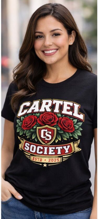 Pre Order (6 weeks it will drop)Cartel Society Brand T-shirt - Cartel Society