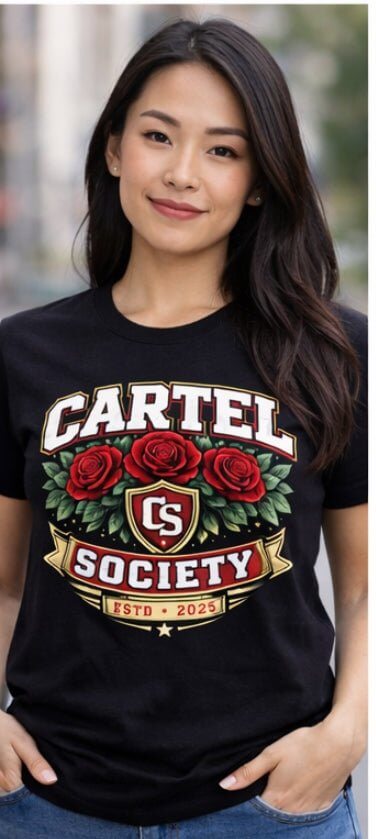 Pre Order (6 weeks it will drop)Cartel Society Brand T-shirt - Cartel Society