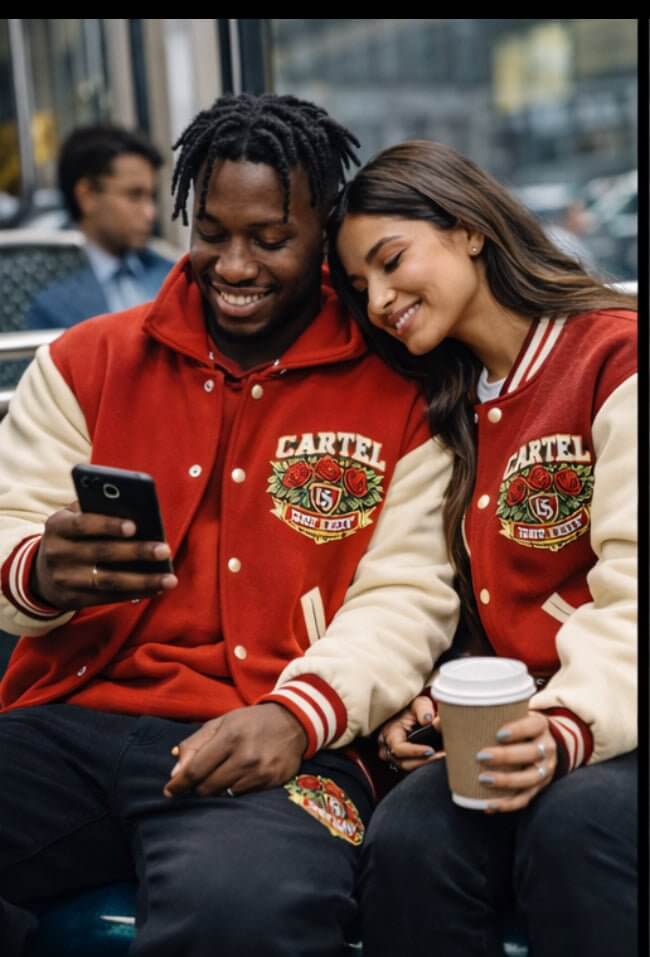 (Pre - Order 6 weeks)thee authentic Members Only Cartel Society Varsity Jacket - Cartel Society