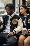 (Pre - Order 6 weeks)thee authentic Members Only Cartel Society Varsity Jacket - Cartel Society