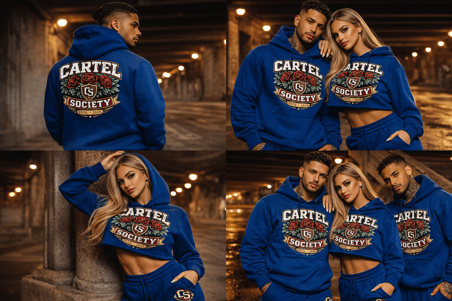 (Pre Order Item 6 weeks ) The Very Limited Cartel Society Sweat Suit - Cartel Society