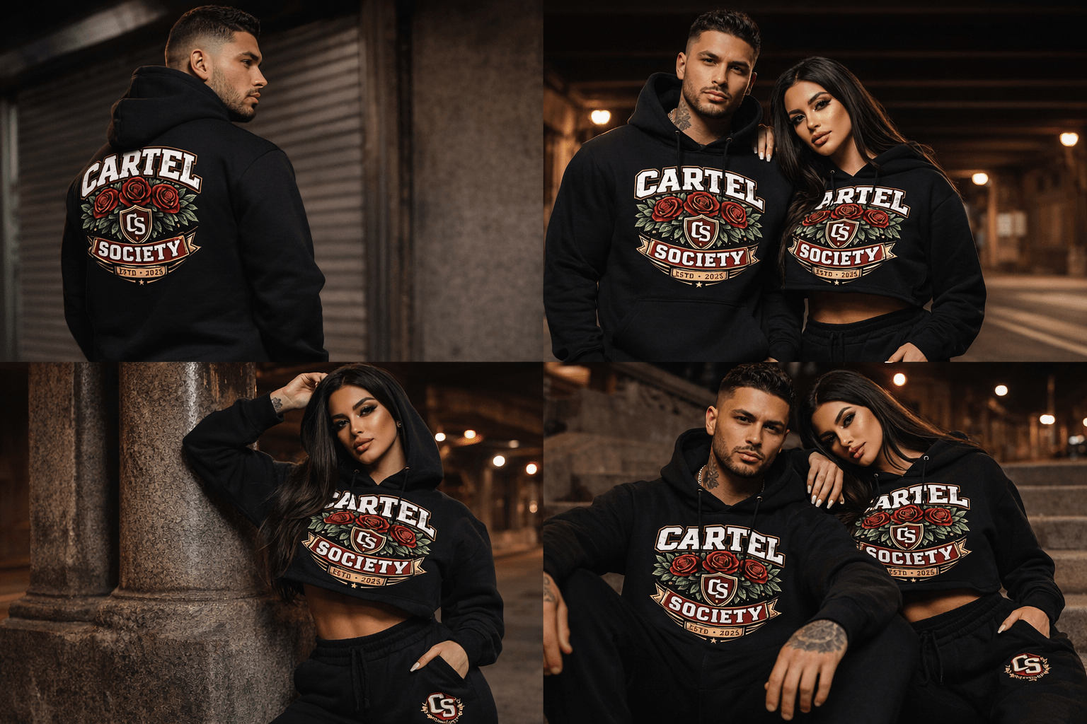 (Pre Order Item 6 weeks ) The Very Limited Cartel Society Sweat Suit - Cartel Society