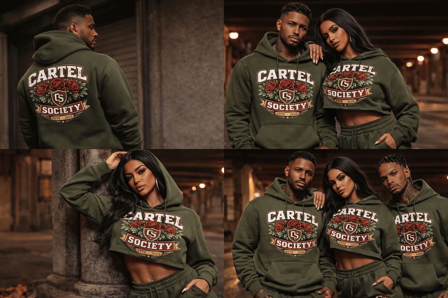 (Pre Order Item 6 weeks ) The Very Limited Cartel Society Sweat Suit - Cartel Society